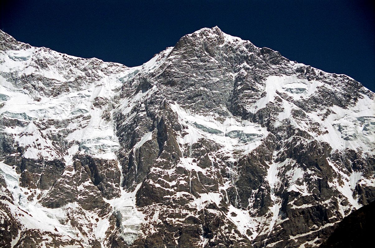 21 Rakhiot Peak South Face Close Up From Bazhin Glacier Just Past Rupal Face Base Camp Rakhiot Peak South Face close up from Bazhin Glacier just past Rupal Face Herligkoffer Base Camp